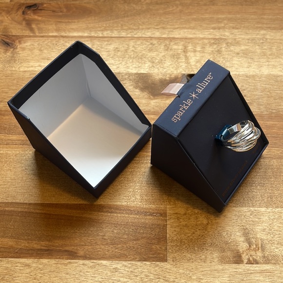 Pure Silver Plated textured band (Size 8) NWT - Picture 3 of 4